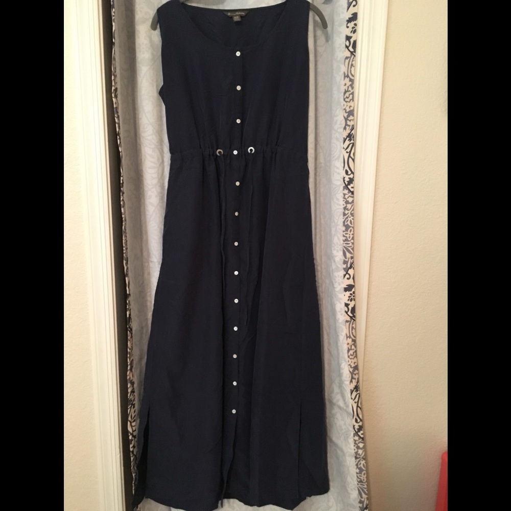 Tommy Bahama navy blue maxi dress